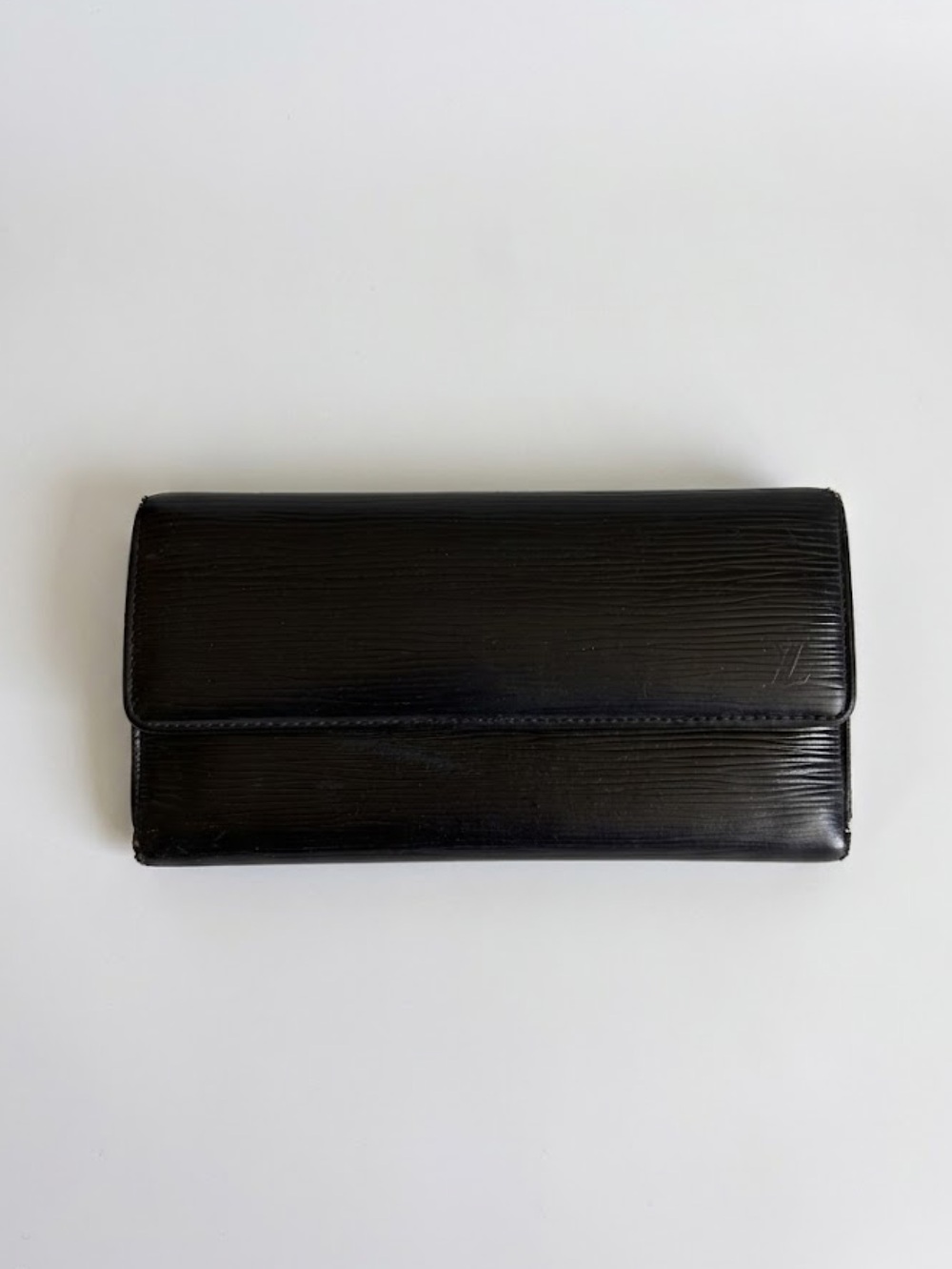 Louis Vuitton Black Epi Leather Porte Tresor International Wallet